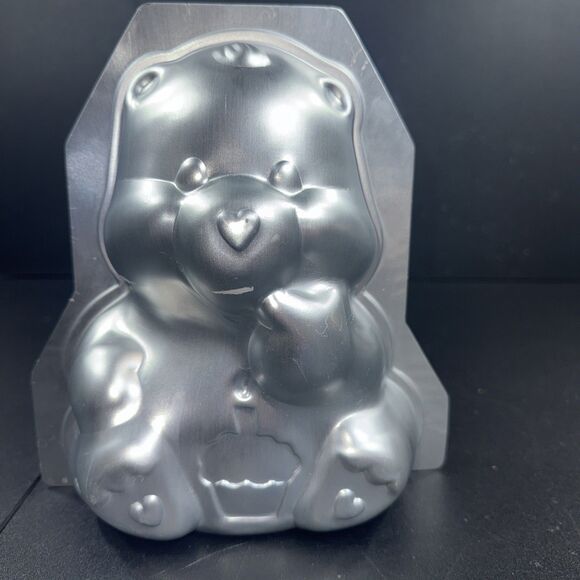 Vintage 1984 Wilton Love Care Bears Cakes Stand Up Pan Set - Easter - Holiday - Picture 1 of 6